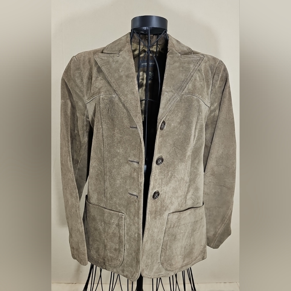 Banana Republic Size 0 Leather Jacket